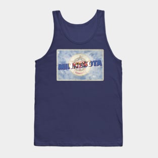 Minnesota vintage style retro souvenir Tank Top